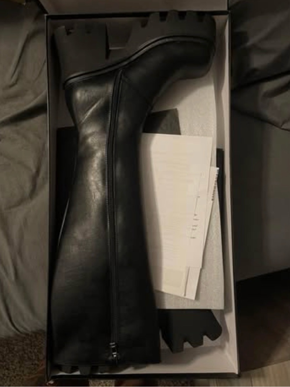 Lamoda knee high platform boots